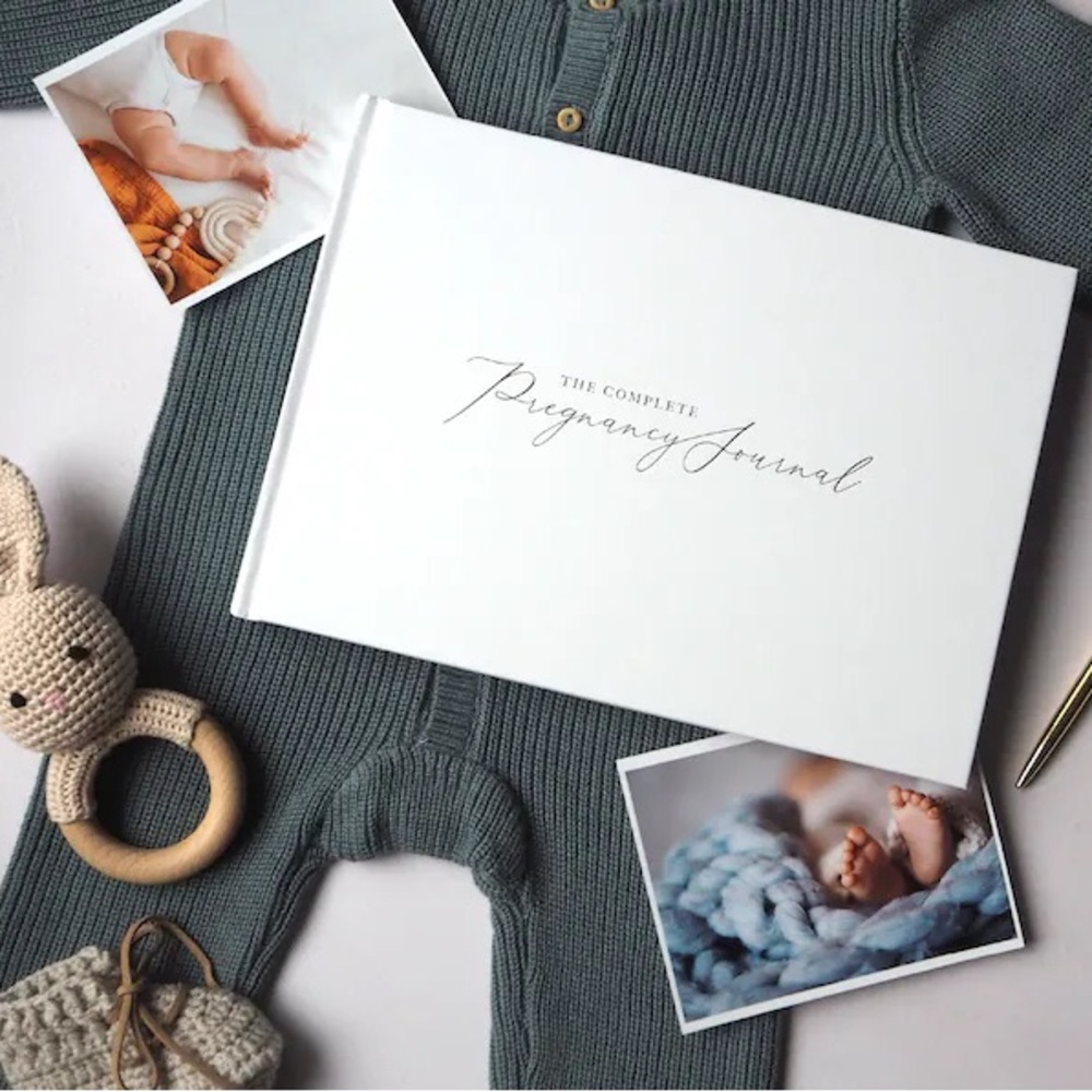 Bibi & Beau Pregnancy Journal in Silver